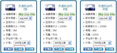 云虚拟主机免费试用（虚拟主机试用）
