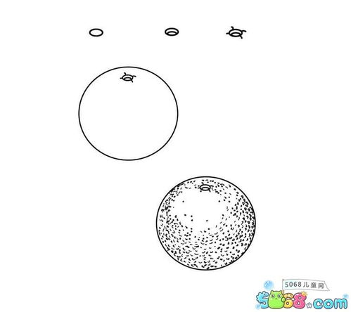 橘子怎么画，橘子怎么画简单又漂亮