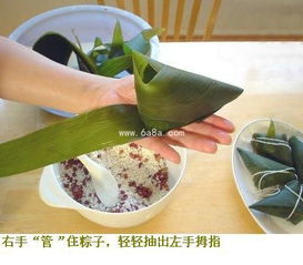 包粽子的方法与步骤，三角粽子的包法视频教程