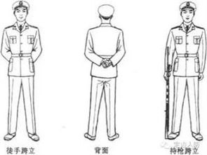 军人队列训练中“跨立”的动作要领是什么?