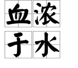 血浓于水什么意思