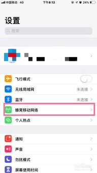苹果手机apn怎么设置，苹果手机4g怎么设置