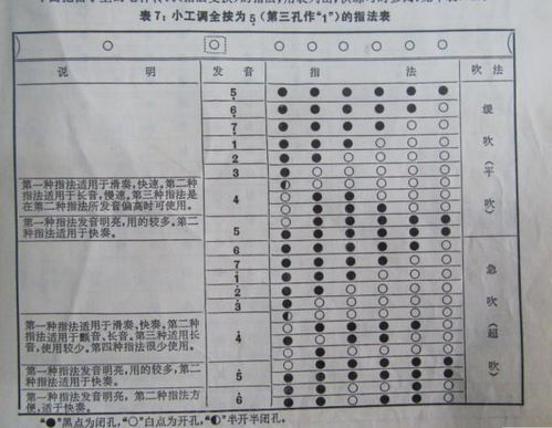 箫1234567按法，箫1234567按法教学视频