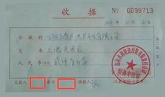 正规收款收据填写图片，正规收据填写样本图片