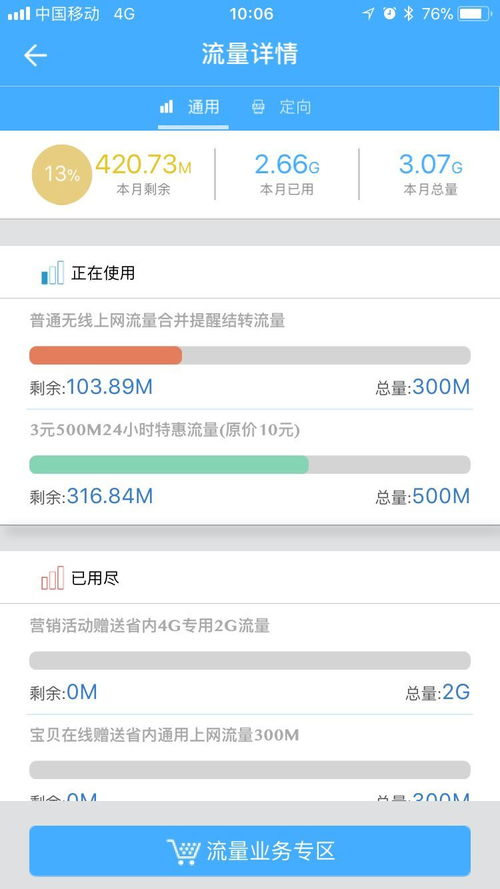 如何知道自己的流量运用情况?