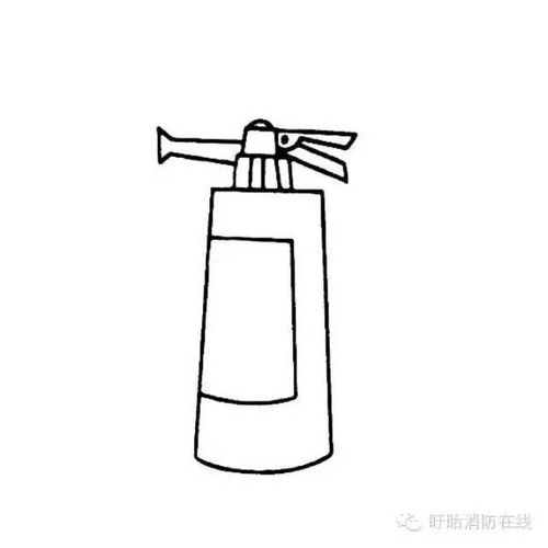 灭火器怎么画