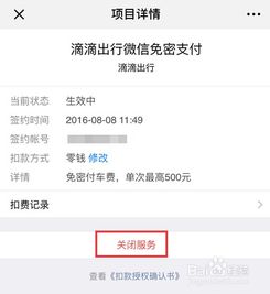 滴滴免密支付怎么取消，苹果手机滴滴免密支付怎么取消