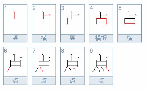 数字5在田字格的正确写法是什么?