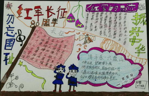 红军手抄报，红军手抄报简单又漂亮