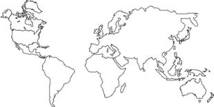 世界地图怎么画，世界地图怎么画七年级