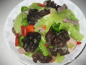 木耳肉片，木耳肉片汤