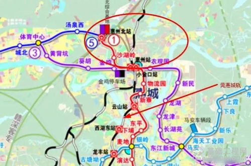 莞惠城轨线路图，广深莞惠城轨线路图
