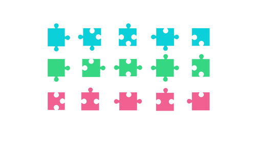 形状拼图形图片大全，形状拼图形图片大全拼贴画