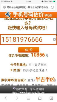 测手机号值多少钱，测手机号值多少钱免费