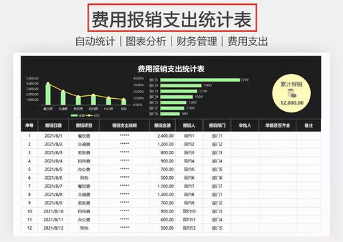 财务收入支出明细表，财务收支记账表