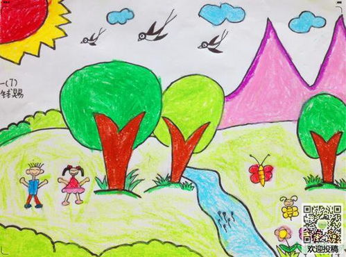 春天的绘画，春天的绘画作品