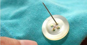 缝扣子，缝扣子教程视频