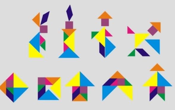 七巧板拼图100种简单拼法有哪些?