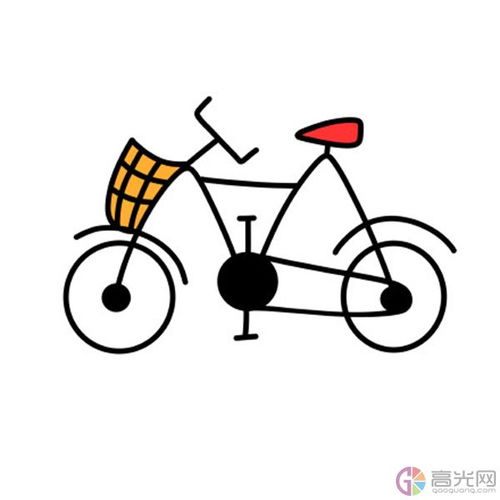 画自行车简单画法