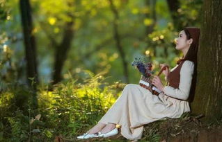 森林系女孩，森林系女孩图片