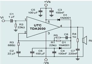 tda2030a，tda2030a参数引脚功能