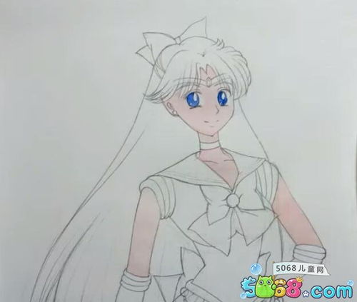 简单的美少女怎么画