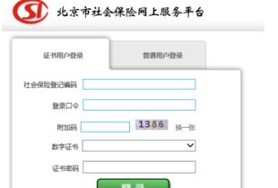 北京市社会保险网上服务平台官网
