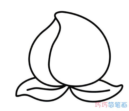 桃子怎么画简单又好看