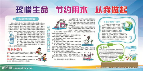 节约用水手抄报图片简单又好看