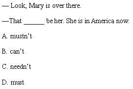 情态动词can的用法