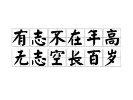 有志不在年高的下一句