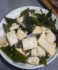海带炖豆腐怎么做