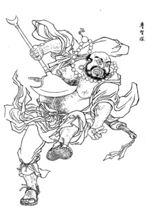 水浒传手抄报简笔画