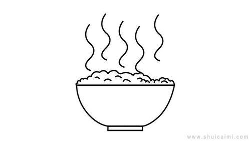 马克笔画米饭用什么颜色