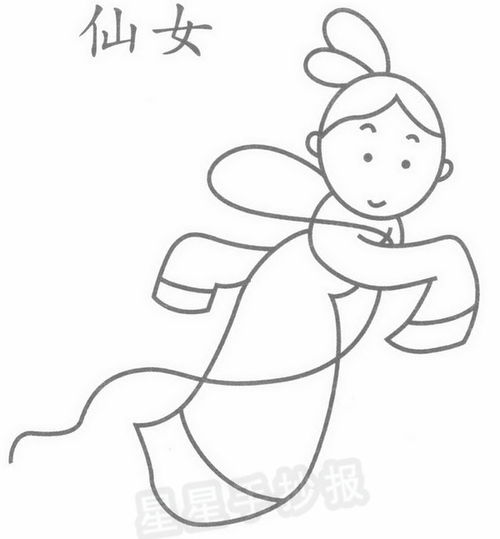 仙女怎么画，仙女怎么画简单又漂亮