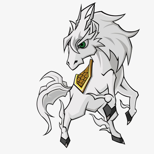 西游记的白龙马用水彩笔怎么画 图片