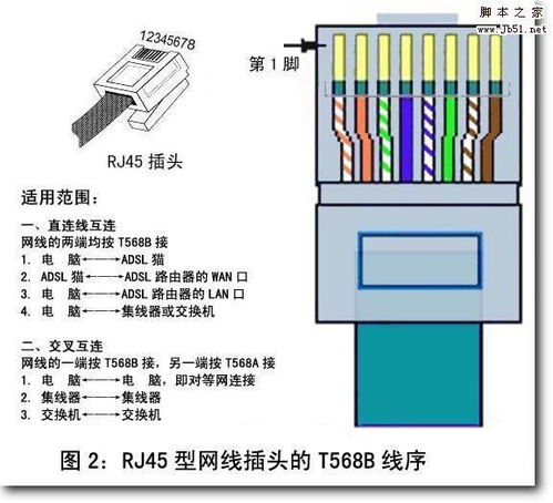 水晶头怎么排列顺序