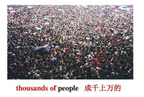 成千上万的英文怎么说
