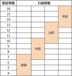 职务级别和行政级别有什么区别吗