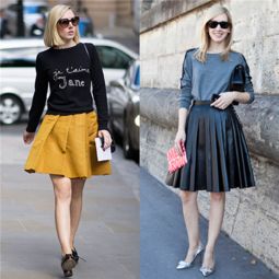 半身裙应该配什么衣服