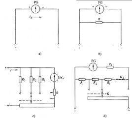 万能表中,直流电流的测量?
