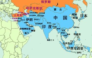 亚洲包括哪些国家?
