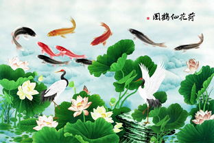 九鱼荷花图挂那里合适 怎样选择一幅好看的图