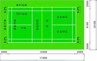 排球场地标准尺寸是多少
