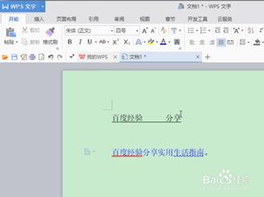 wps下划线怎么打出来
