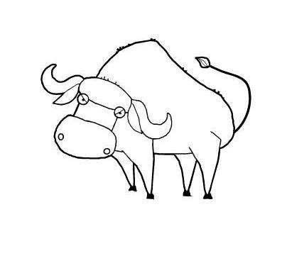 牛羊怎么画简笔画