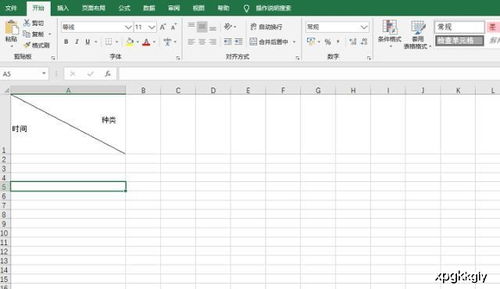 如何在excel表格中画斜线并上下打字