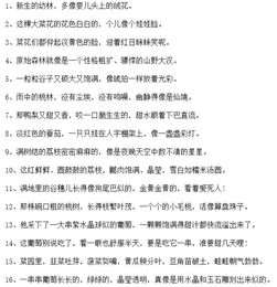 关于赞美植物的诗句有哪些