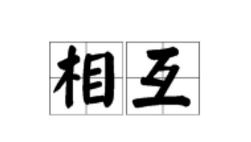 互相的近义词是什么呢