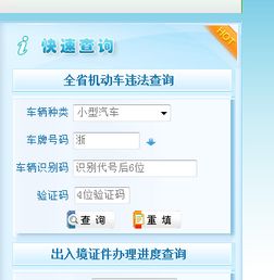 浙江省温州市交通违章查询!